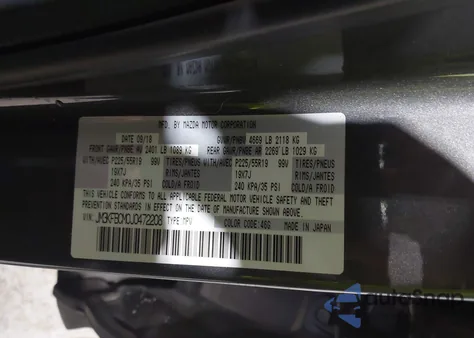 2018 Mazda Cx-5 Touring из США, поврежденный, VIN JM3KFBCM0J0472208